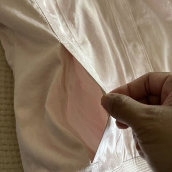 Sigrid Olsen Women Jacket Size 8 Pink Silk Button Snaps Barbie Beach Vacation - Picture 12 of 15